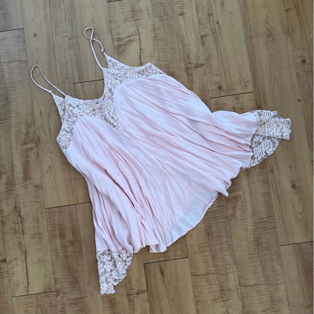 Pink Summer Flowy Baby Doll Dress